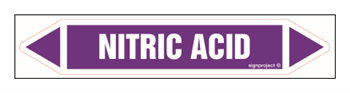 JF280 NITRIC ACID - sheet of 4 stickers