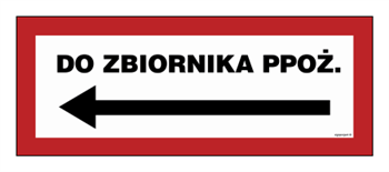 BC135 Do zbiornika ppoż. w lewo
