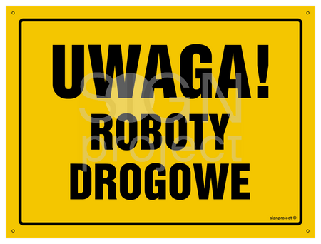 OA064 Uwaga! Roboty drogowe
