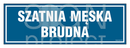 PA304 Szatnia męska brudna