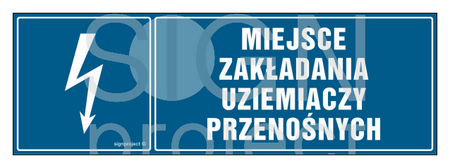 HH044 Miejsce zakładania uziemiaczy przenośnych