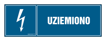 HH003 Uziemiono - arkusz 8 naklejek - arkusz 8 naklejek
