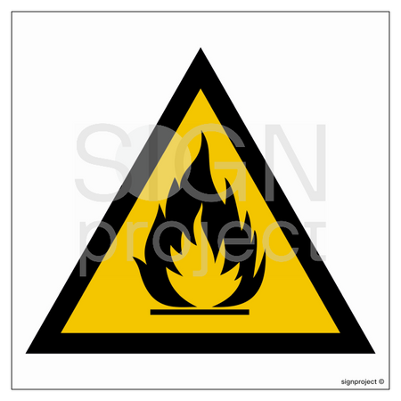 JA003 Flammable Substance Warning