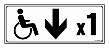 SA053 Parking space for the disabled