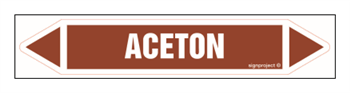 JF003 ACETONE - sheet of 5 stickers