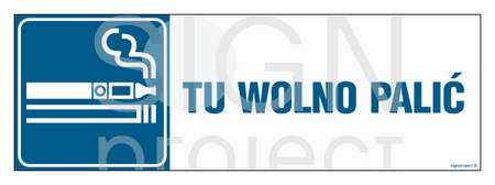 NC121 Tu wolno palić