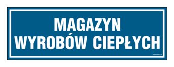 PA369 Magazyn wyrobów ciepłych