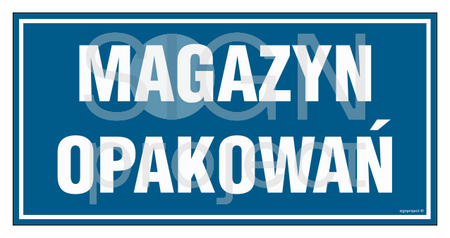 PA523 Magazyn opakowań - arkusz 6 naklejek