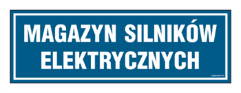 PA364 Magazyn silników elektrycznych