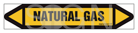 JF279 NATURAL GAS - sheet of 5 stickers