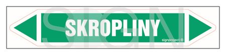 JF416 SKROPLINY - arkusz 5 naklejek