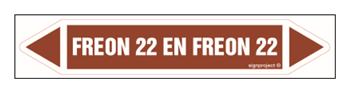 JF170 FREON 22 EN FREON 22 - sheet of 5 stickers