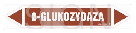 JF523 ß-GLUKOZYDAZA - arkusz 5 naklejek