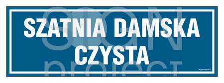 PA299 Szatnia damska czysta