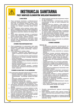 IAF28 Sanitary instruction for the assembly of large-size elements