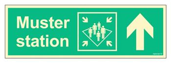 FB130 Muster station up right