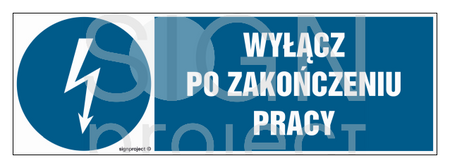 HF017 Wyłącz po zakończeniu pracy