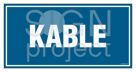 PA517 Kable - arkusz 6 naklejek