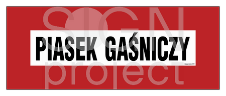 BC103 Piasek gaśniczy