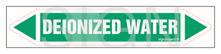 JF113 Deionized water - sheet of 5 stickers