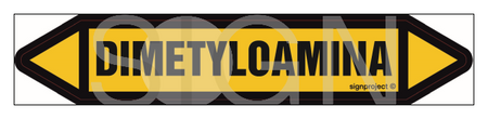 JF122 DIMETHYLAMINE - sheet of 5 stickers