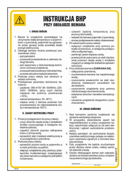 IAG10 Safety instructions for the use of the bain-marie