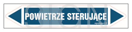 JF345 POWIETRZE STERUJĄCE - arkusz 5 naklejek
