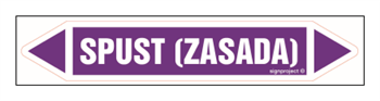 JF432 SPUST (ZASADA) - arkusz 5 naklejek