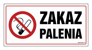 NC138 Zakaz palenia