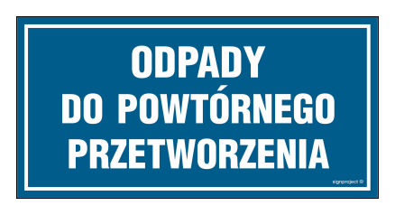 ND020 Odpady do powtórnego przetworzenia