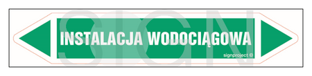 JF231 INSTALACJA WODOCIĄGOWA - arkusz 5 naklejek