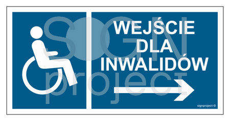 NC115 Wejście dla inwalidów w prawo