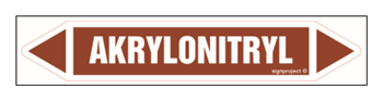 JF012 ACRYLONITRILE - sheet of 5 stickers
