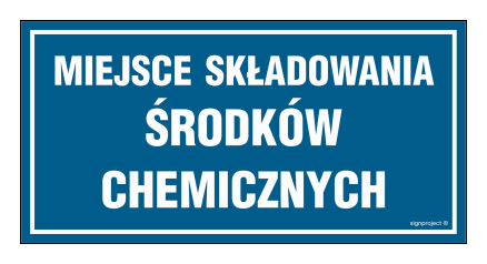 ND014 Miejsce składowania środków chemicznych