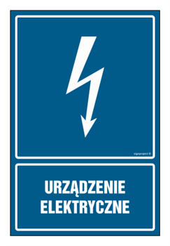 HG016 Urządzenie elektryczne - arkusz 9 naklejek