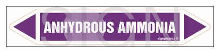 JF028 Anhydrous ammonia - sheet of 5 stickers