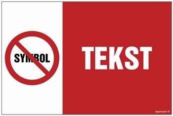 Znak na zamówienie Wzór B-008