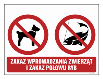 OD021 Zakaz wprowadzania zwierząt i zakaz połowu ryb