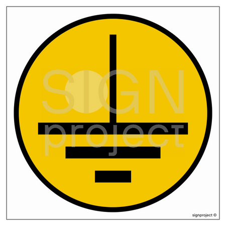 HJ001 Earth indicator - sheet of 12 stickers
