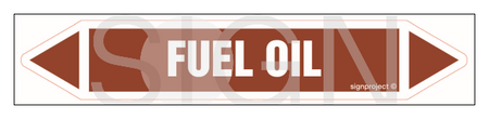 JF176 Fuel oil - sheet of 2 stickers