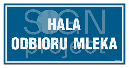 PA516 Hala odbioru mleka