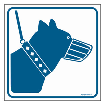 RA101 Bring dogs only on a leash and muzzle