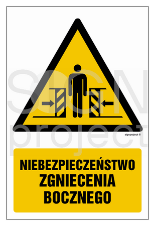 GF031 Niebezpieczeństwo zgniecenia bocznego