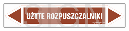 JF463 UŻYTE ROZPUSZCZALNIKI - arkusz 2 naklejek