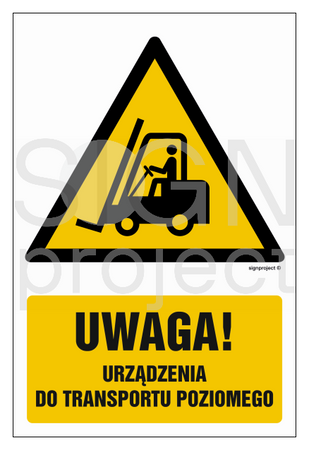 GF013 Uwaga - urządzenie do transportu poziomego - opakowanie 10 sztuk