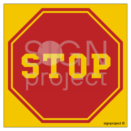 SA050 STOP (School Bus Sign)