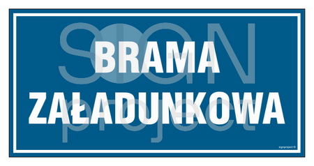PA506 Brama załadunkowa - arkusz 6 naklejek