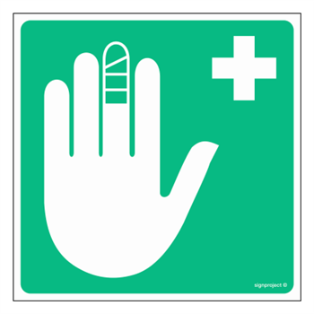 GH001 Dressing point - sheet of 12 stickers