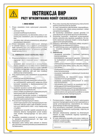 IAB14 Occupational health and safety instructions for carpentry works