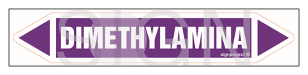 JF123 DIMETHYLAMINE - sheet of 2 stickers